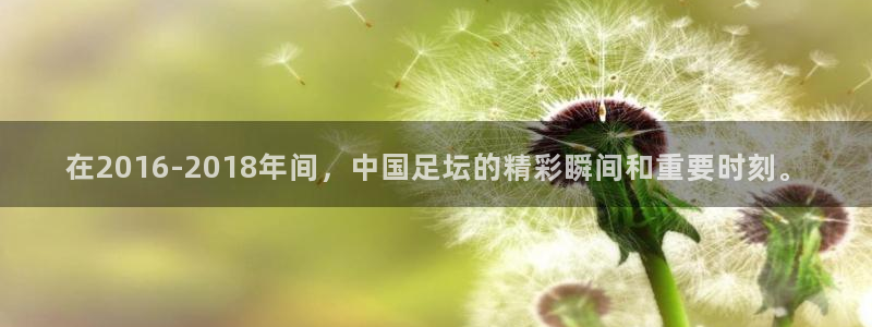  在2016-2018年间，中国足坛的精彩瞬间和重要时刻。
