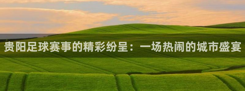 贵阳足球赛事的精彩纷呈：一场热闹的城